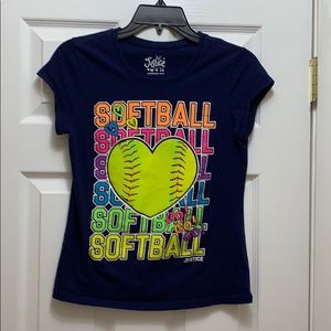 Justice Softball Short Sleeve Shirt
